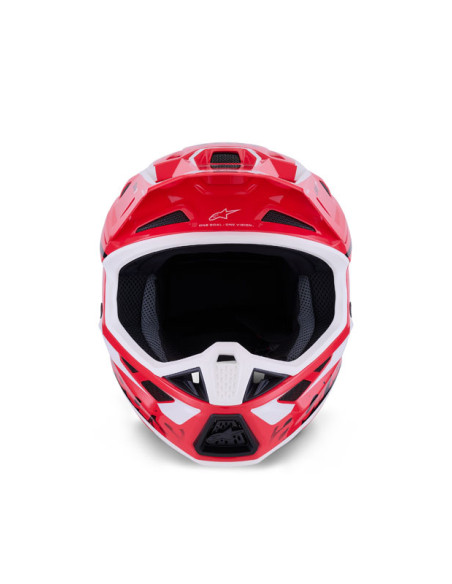 Casque cross Alpinestars 2026 S-M7 Deed - Rouge Noir Blanc
