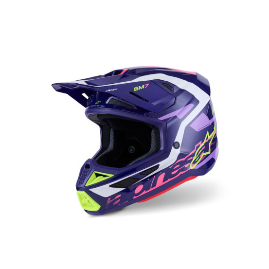 Casque cross Alpinestars 2026 S-M7 Deed - Mauve Rose