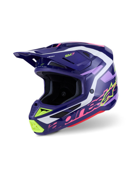 Casque cross Alpinestars 2026 S-M7 Deed - Mauve Rose