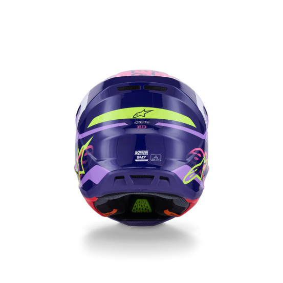 Casque cross Alpinestars 2026 S-M7 Deed - Mauve Rose