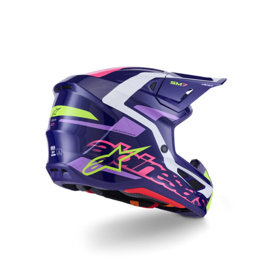 Casque cross Alpinestars 2026 S-M7 Deed - Mauve Rose