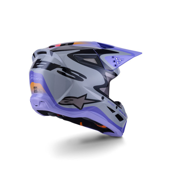 Casque cross Alpinestars 2026 Jettson S-M3 - Gris Mauve Noir