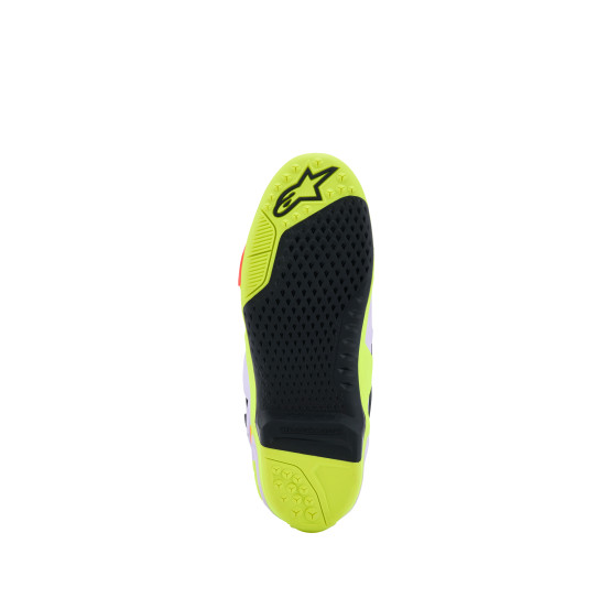 Bottes cross Alpinestars Tech 10 Supervented - Mauve Jaune Fluo Rose Diva
