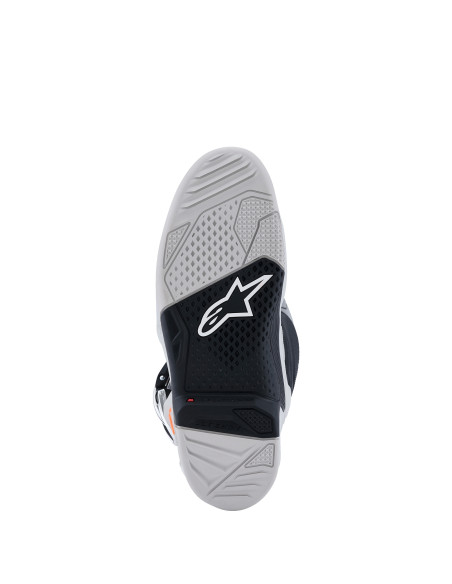 Bottes cross Alpinestars Tech 7 - Noir Light Gris Orange Fluo Magenta