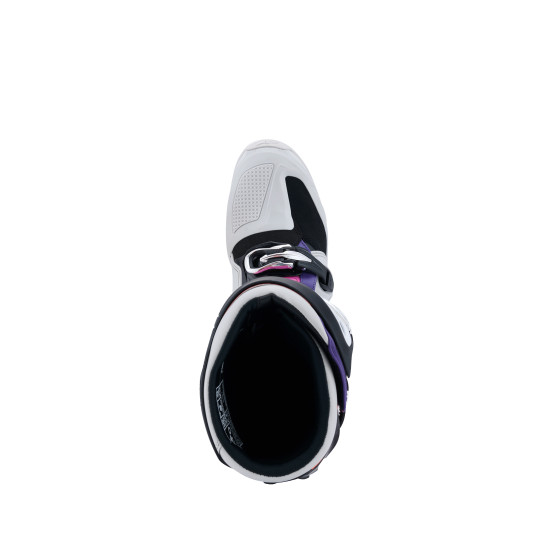 Bottes cross Alpinestars Tech 7 - Noir Light Gris Orange Fluo Magenta