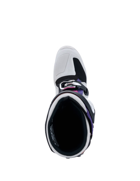 Bottes cross Alpinestars Tech 7 - Noir Light Gris Orange Fluo Magenta