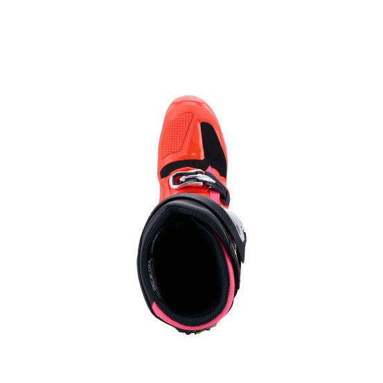 Bottes cross Alpinestars Tech 7 - Noir Rouge Fluo Rose Fluo