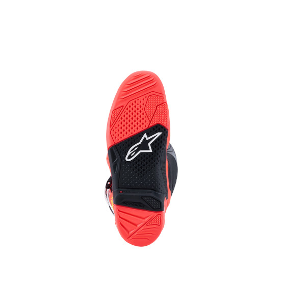 Bottes cross Alpinestars Tech 7 - Noir Rouge Fluo Rose Fluo