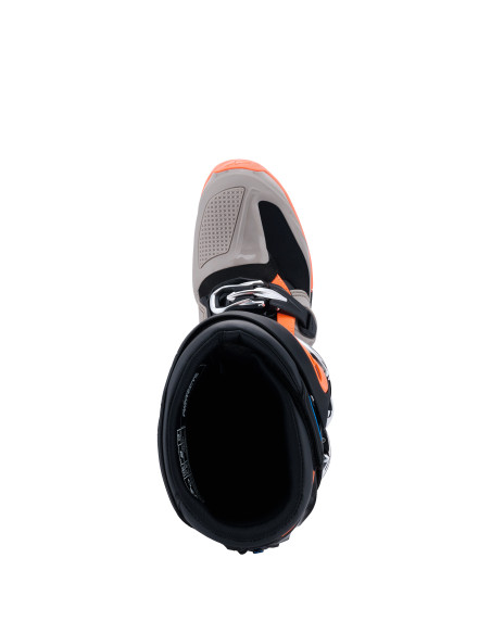 Bottes cross Alpinestars Tech 7 Enduro - Noir Gris Orange Fluo
