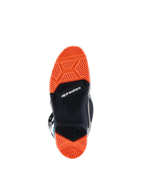 Bottes cross Alpinestars Tech 7 Enduro - Noir Gris Orange Fluo