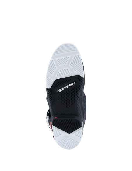 Bottes cross Alpinestars Tech 7 Enduro Drystar - Noir Rouge Fluo Blanc