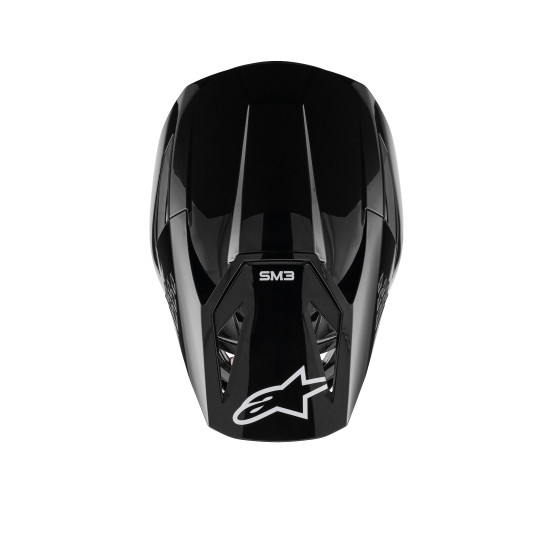 Casque cross Alpinestars 2026 S-M3 Solid - Noir