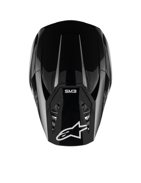 Casque cross Alpinestars 2026 S-M3 Solid - Noir