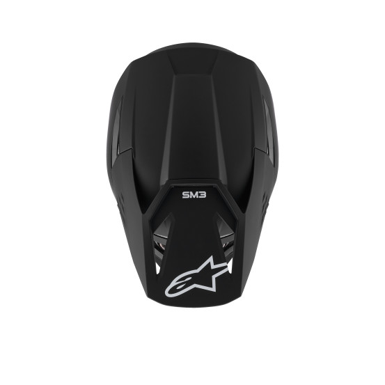 Casque cross Alpinestars 2026 S-M3 Solid - Noir Mat