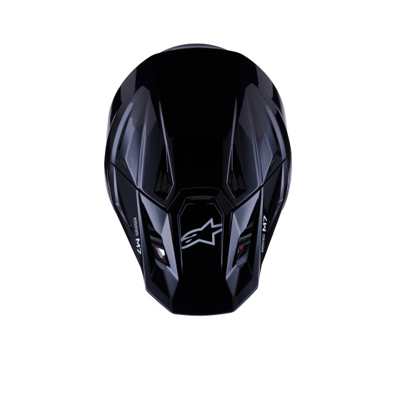 Casque cross Alpinestars 2026 S-M7 Solid - Noir