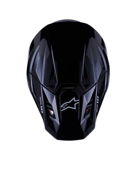 Casque cross Alpinestars 2026 S-M7 Solid - Noir