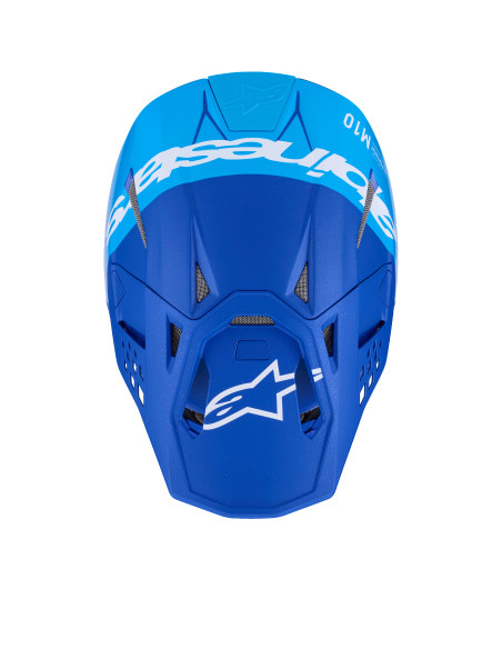 Casque cross Alpinestars 2026 Supertech S-M10 Flood - Bleu