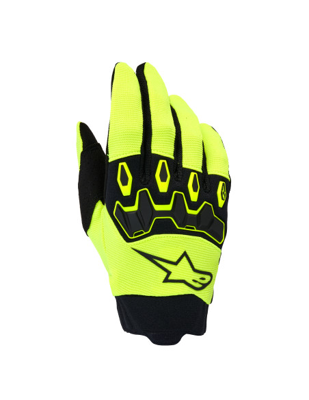 Gants cross Alpinestars 2026 Full Bore V2 - Jaune Fluo Noir