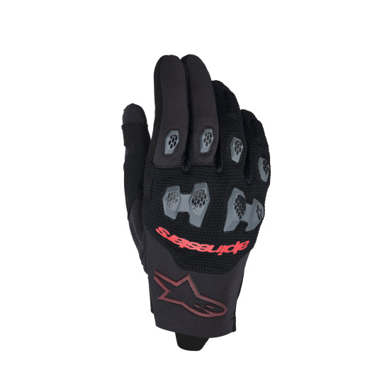 Gants cross Alpinestars 2026 Pro-Dura - Noir Bright Rouge