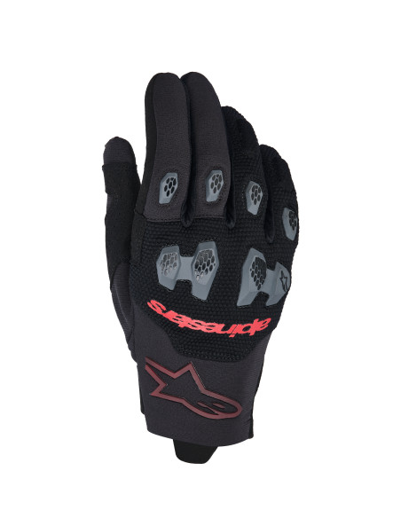 Gants cross Alpinestars 2026 Pro-Dura - Noir Bright Rouge