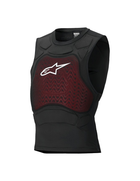 Gilet de protection sans manches Alpinestars Bionic Plasma LT - Noir Blanc