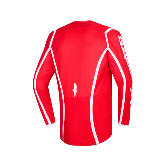 Maillot cross Alpinestars 2026 Fluid Apex - Rouge Blanc