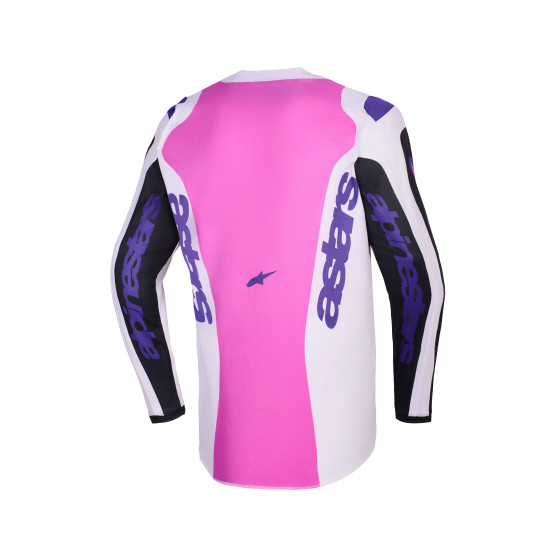 Maillot cross Alpinestars 2026 Fluid Grid - Noir Light Gris Mauve
