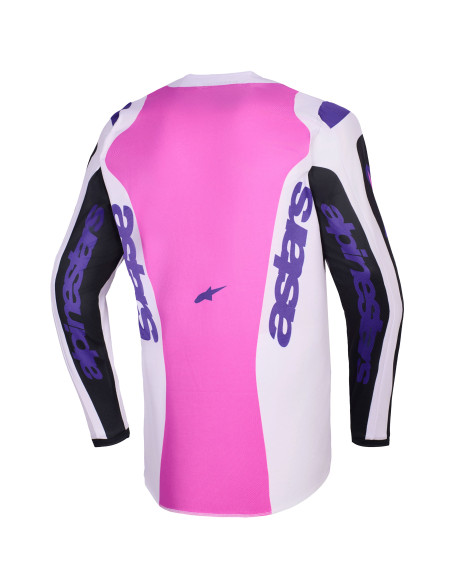 Maillot cross Alpinestars 2026 Fluid Grid - Noir Light Gris Mauve