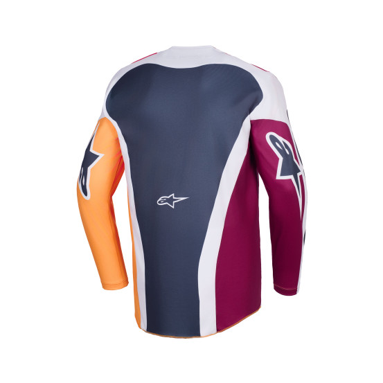 Maillot cross Alpinestars 2026 Racer Portl - Rouge Light Gris Dark Gris