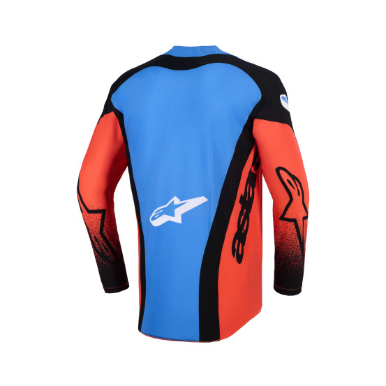 Maillot cross Alpinestars 2026 Techstar Knif - Orange Noir UCLA Bleu