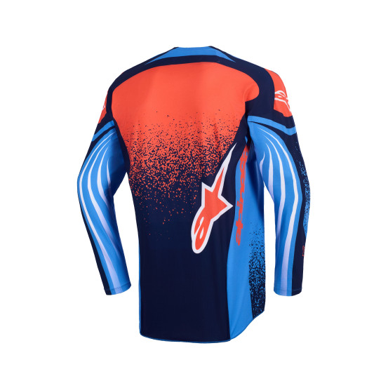 Maillot cross Alpinestars 2026 Techstar Nomur - Bleu Orange UCLA Bleu