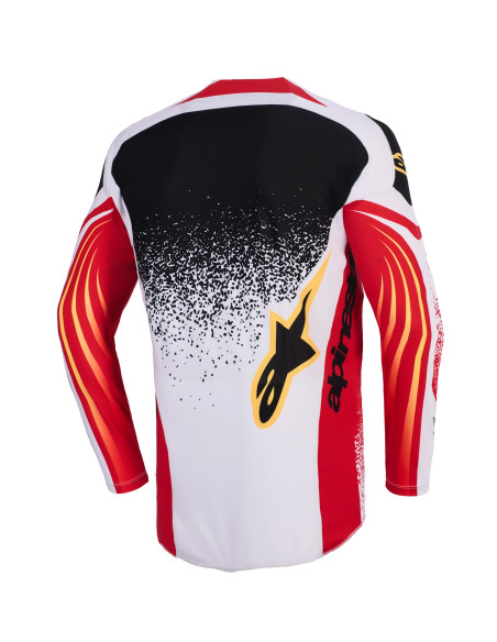 Maillot cross Alpinestars 2026 Techstar Nomur - Light Gris Rouge Noir