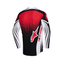 Maillot cross Alpinestars 2026 Techstar Nomur - Noir Blanc Rouge 2
