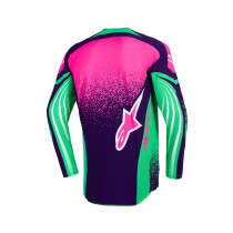 Maillot cross Alpinestars 2026 Techstar Nomur - Violet Vert Rose Fluo 2