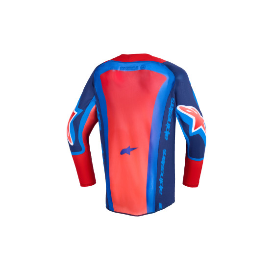 Maillot cross enfant Alpinestars 2026 Supertech Vista - Bleu Corail Cobalt