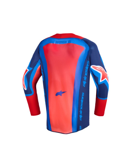 Maillot cross enfant Alpinestars 2026 Supertech Vista - Bleu Corail Cobalt