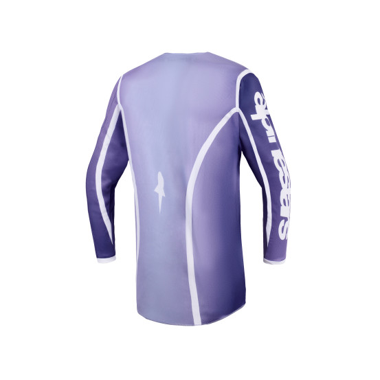 Maillot cross femme Alpinestars 2026 Stella Fluid Apex - Violet Blanc