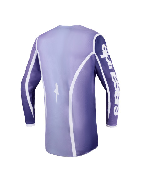 Maillot cross femme Alpinestars 2026 Stella Fluid Apex - Violet Blanc