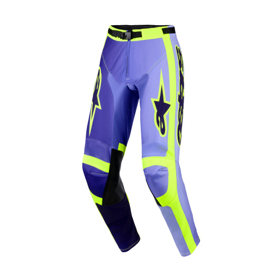 Pantalon cross Alpinestars 2026 Racer Portl - Mauve Jaune Fluo