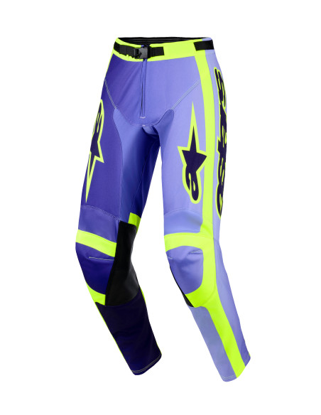 Pantalon cross Alpinestars 2026 Racer Portl - Mauve Jaune Fluo