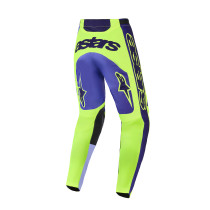 Pantalon cross Alpinestars 2026 Racer Portl - Mauve Jaune Fluo 2