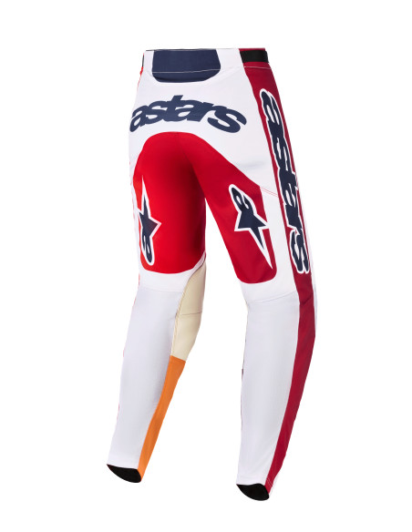 Pantalon cross Alpinestars 2026 Racer Portl - Rouge Light Gris Dark Gris