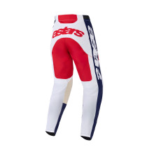 Pantalon cross Alpinestars 2026 Racer Riway - Blanc Bleu Rouge 2