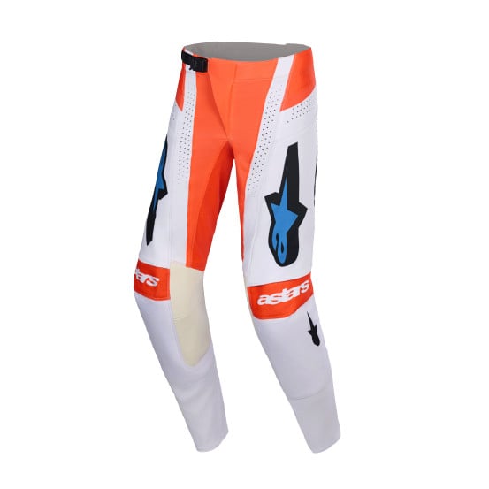 Pantalon cross Alpinestars 2026 Techstar Knif - Light Gris Orange Fluo Noir