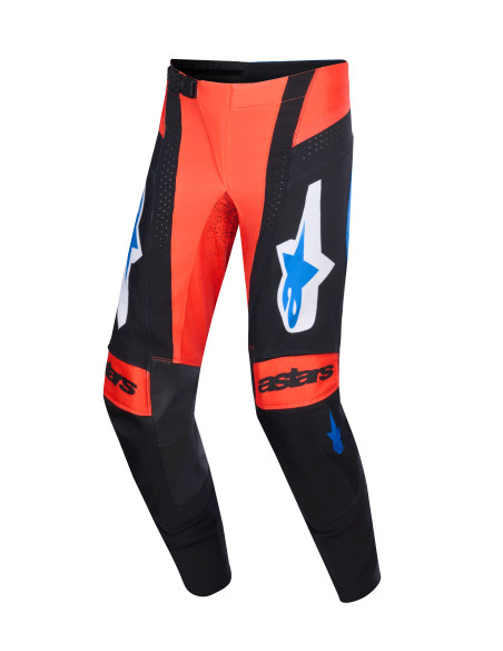 Pantalon cross Alpinestars 2026 Techstar Knif - Orange Noir UCLA Bleu