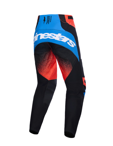 Pantalon cross Alpinestars 2026 Techstar Knif - Orange Noir UCLA Bleu