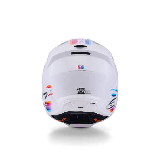 Casque cross Alpinestars 2026 S-M3 Force - Blanc