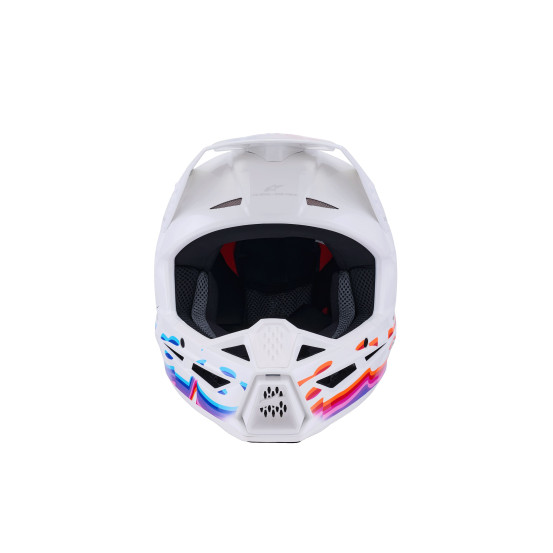 Casque cross Alpinestars 2026 S-M3 Force - Blanc