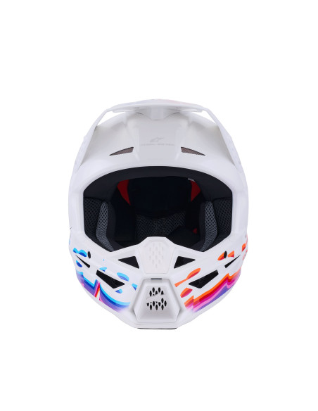 Casque cross Alpinestars 2026 S-M3 Force - Blanc