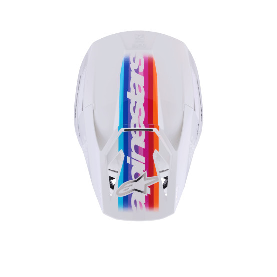 Casque cross Alpinestars 2026 S-M3 Force - Blanc